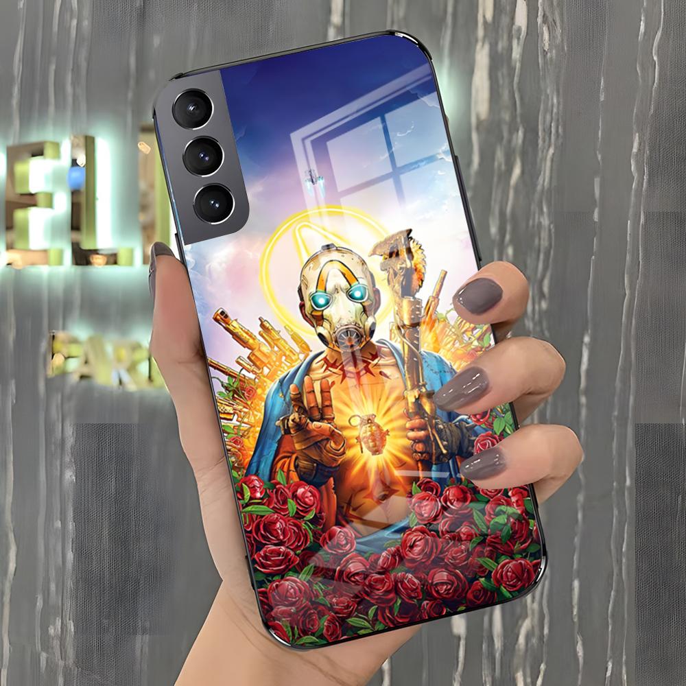 Игровой Чехол для Телефона Hot Borderlands Для Samsung S26 S25 Plus S20 S20 Plus S22 Ultra S23 FE S21 Plus S21 Ultra Стеклянная Крышка