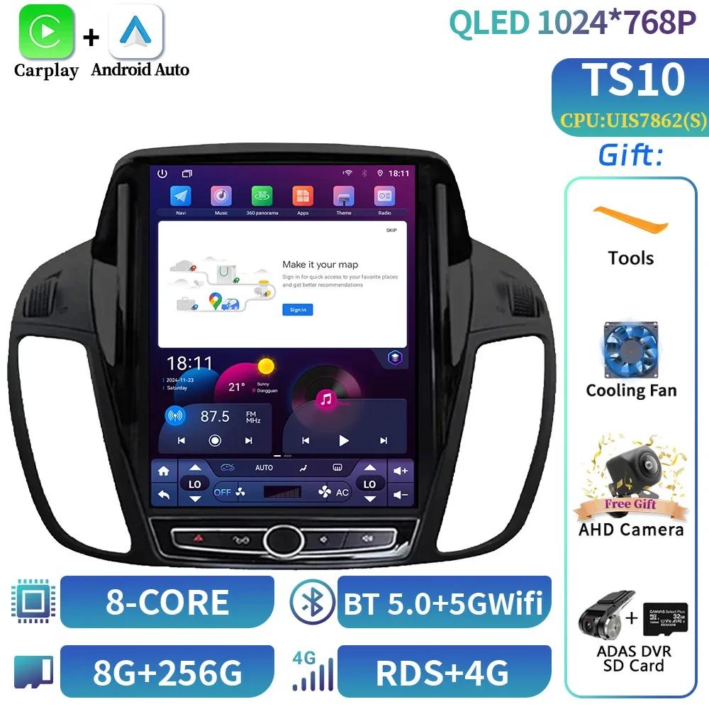 9,7-дюймовый Android 14 Мультимедиа Для Ford KUGA C-max Escape 2013-2015 Авторадио Радио QLED Плеер Навигация Carplay Экран GPS