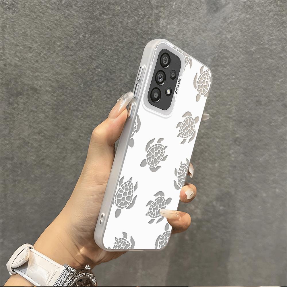 Чехол для Samsung Galaxy A13 A54 A32 A36 A14 A56 A12 A17 A52 A16 A34 A25 A73 A72 A23 A71 Чехол для телефона Креативная черепаха