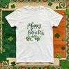 Saint Patrick green Retro t shirt man cotton funny festival printed T shirt Casual Unisex Adult Party tee lucky Irish