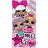 Beach Towel - LOL Surprise - Rock Roll Glam - 100% Cotton - 140cm X 70cm - Machine Washable
