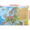 Russian Map-Europe Map-Political Distribution Map,Wall Art Posters,Tourism/Educational Tool,Decorative Hanging Picture