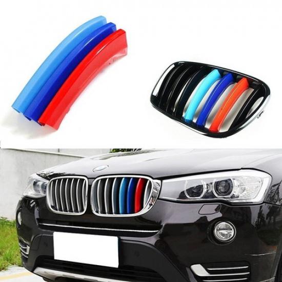 Exact Fit ///M-Color Grille ert Trims For BMW F25 X3 F26 X4 Kidney Grill
