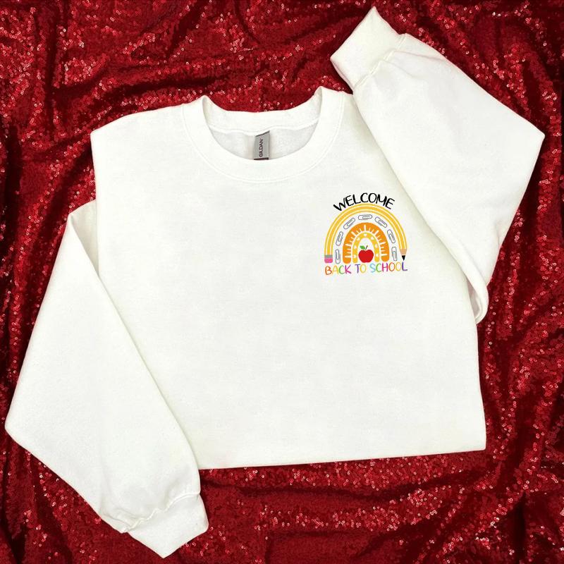 Нашивка с надписью «Добро пожаловать обратно» своими руками, легко печатать, Parches Ropa, футболки, наклейки для одежды, термоперенос, термонаклейки