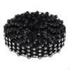 1yd Rhinestone Beads Chain Ribbon for DIY Sewing Black 17mm
