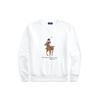Polo Ralph Lauren Polo Bear And Big Pony Crewneck Long Sleeve Sweatshirt Men Sweatshirt White MNPOKNI16821483