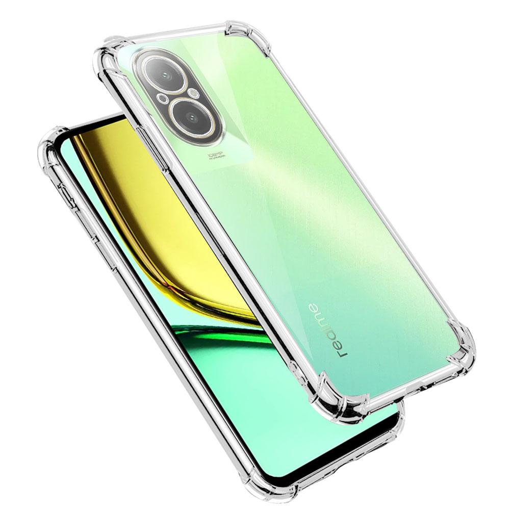 Противоударный чехол Realme C67 4G Чехол Силиконовый Мягкий Прозрачный Чехол Для Телефона Realme C67 5G Защитный Чехол Для Realme C67 4G Funda