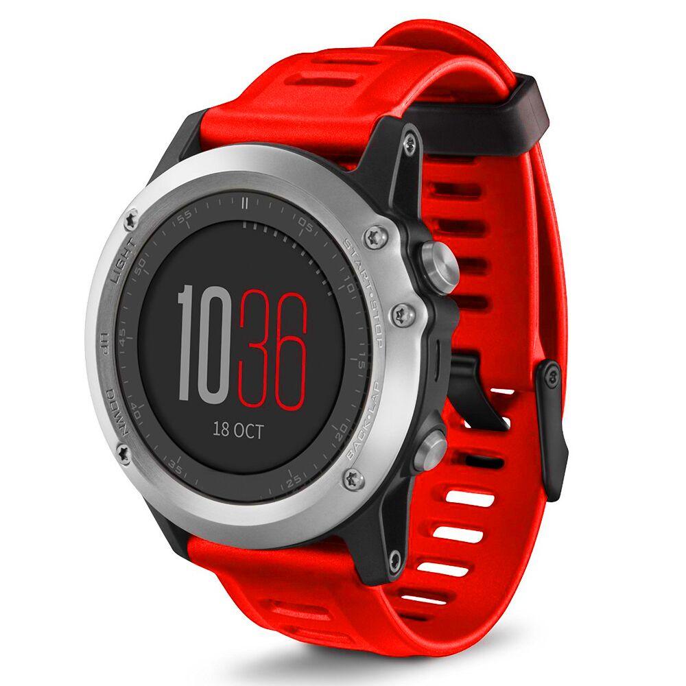 Colorful 26mm Width Outdoor Sport Silicone Wrist Strap Watchband Replacement Bracelte Watch for Garmin Fenix 3 HR 5X Watch Band