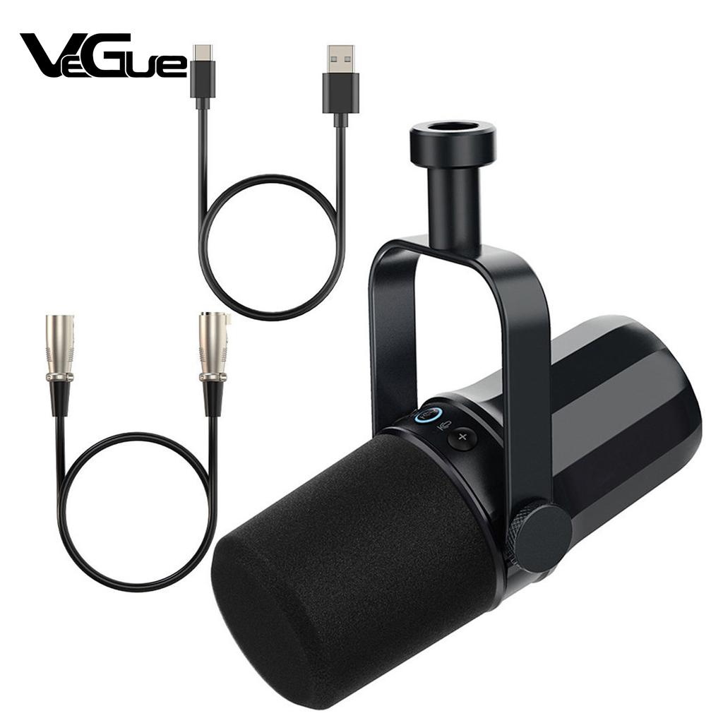 Vegue Light-weigh Live Stage Recording Podcasting Cardioid Studio Microfone Vocal Dynamic Mic Hanging Microphone