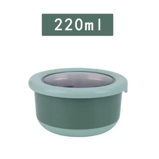 Коробка для хранения свежих продуктов из нержавеющей стали, герметичная миска для еды, не допускающая ожогов, с крышкой, кухонная герметичная миска для еды, коробка для хранения свежих продуктов