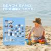 Игрушки для игры с песком на пляже Мультяшные Легкие Игры на пляже Пляжные Забавные Детские 17/18/19 шт. цветные Игрушки J2K4