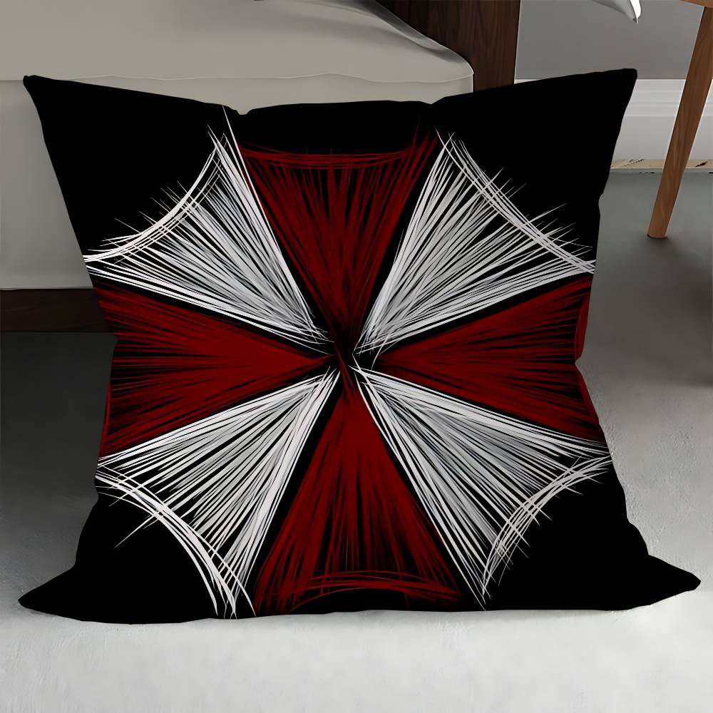 R-Resident-Game-E-Evil Umbrella Corp Наволочка Подушка для машины, дивана Рождественский подарок 40x40см 45x45см
