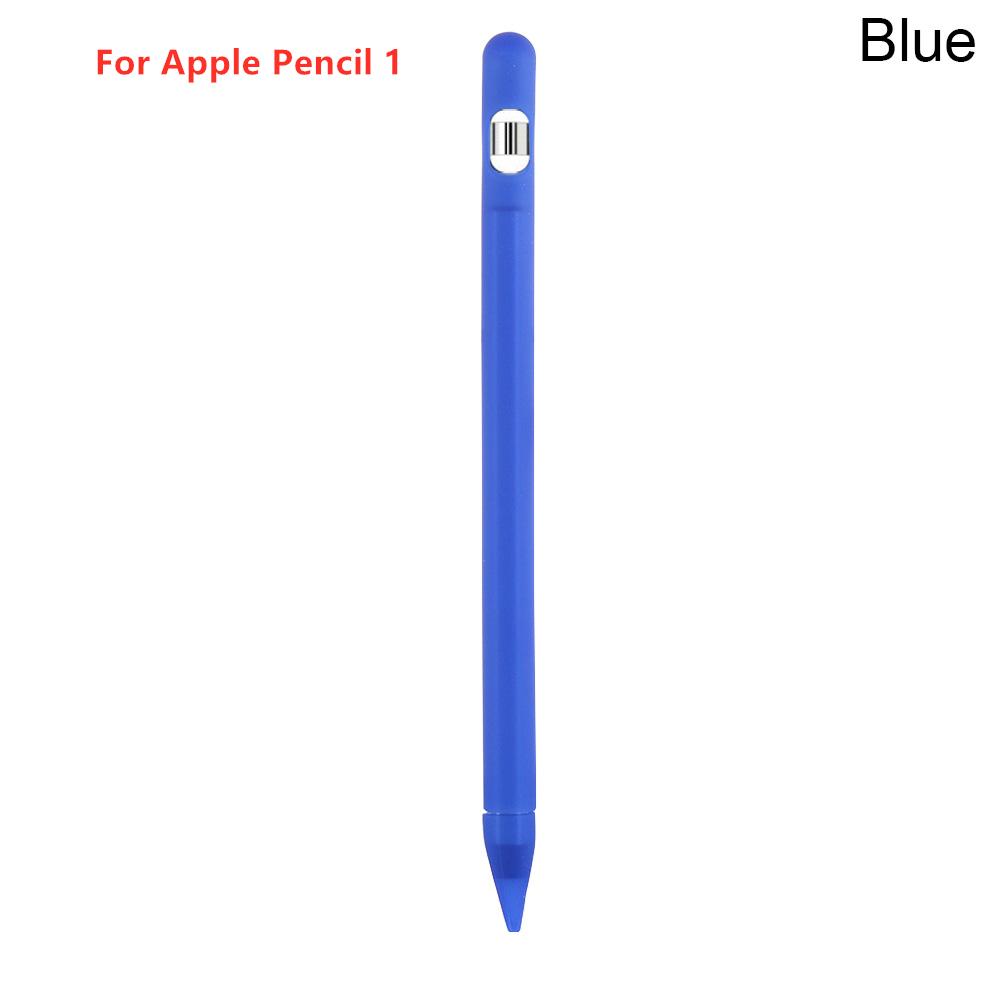 4 In 1 Colorful Soft Silicone Cover For Apple Pencil 1st Generation Case For iPad Tablet Touch Pen Stylus Protective Sleeve Case
