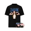 German Singer Zahide Print T-shirt Women's Short Sleeve Casual Cotton Oversized Tee Merch Tee Men Women Crew Neck Unisex T-shirt