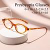 Нейтральные ретро модные овальные очки для пресбиопии Ms. Очки для чтения с высокой четкостью изображения, блокирующие синий свет