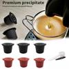 6PCS For Nespresso Maker Machine Refillable Reusable Coffee Filter Capsule Pods