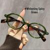 Japanese Retro Round Tortoise Shell Glasses Frame - Small Literary Style for Women