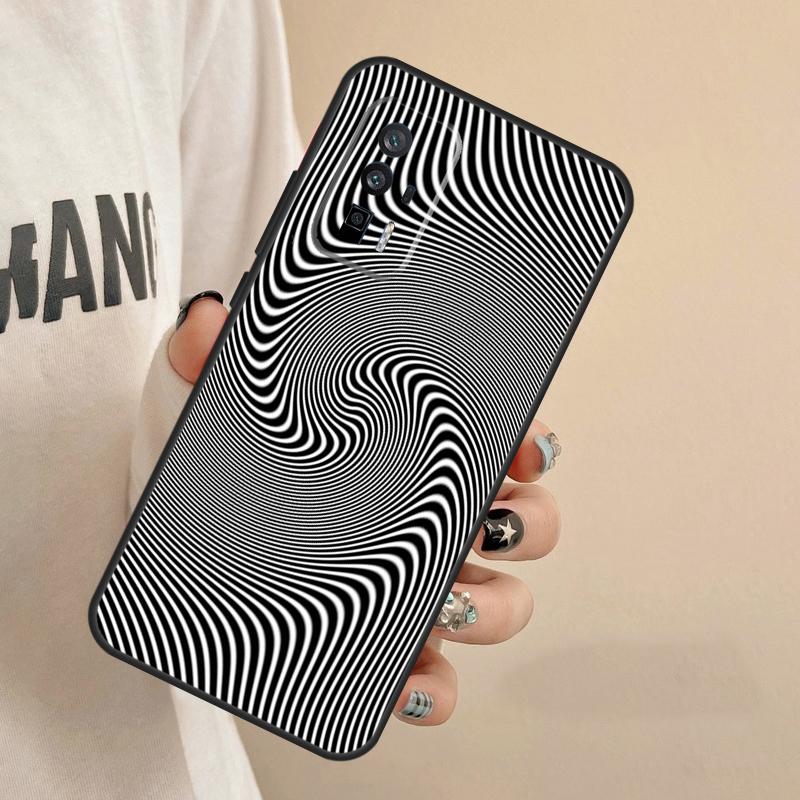Чехол с принтом оптической иллюзии для Xiaomi 15 14 17 Ultra 13T 14T 15T Pro POCO F8 F5 F6 F7 X3 X5 X6 X7 X8 Pro Max