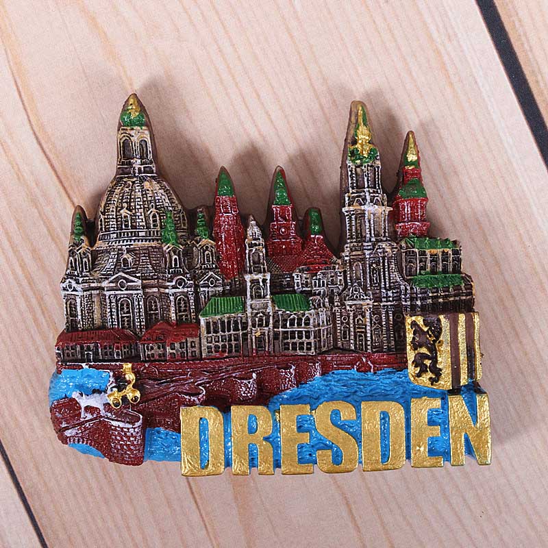 Немецкий холодильник наклеенный Берлинское здание магнит наклеенный 3d магниты на холодильник Гейдельберг Кельнский собор сувениры мирового туризма