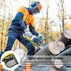 Safety Face Shield with Mesh Visor Ventilated Protective Helmet Chainsaw Safety Shield for Forestry Work Yard Work Weeding