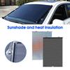 Car Retractable Sun Front Car Windshield Sun Thermal Curtain Insulation Automatic Rolling Protection Car Shade Curta N5M2