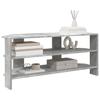 Corner TV Stand Concrete Grey 102x40.5x45 cm Particleboard