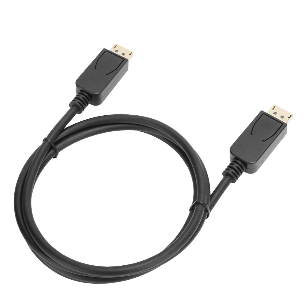DP to DP Cable Black ABS Material Version 1.2 for Computer Display Converter 4k 60hz