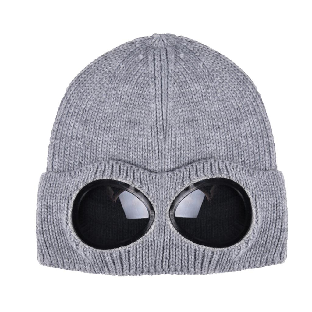 Мужская и женская ветрозащитная шапка и кашемировая лыжная шапка, вязаная теплая шерстяная шапка