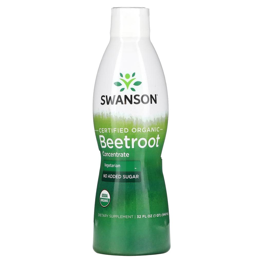 Swanson, Сертифицированный органический концентрат свеклы, 32 жидких унции (946 мл)