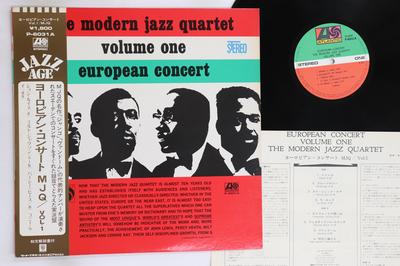 Виниловая пластинка MODERN JAZZ QUARTET - European Concert Volume One P6031A ATLANTIC 1977 Япония Obi Джаз Б/у