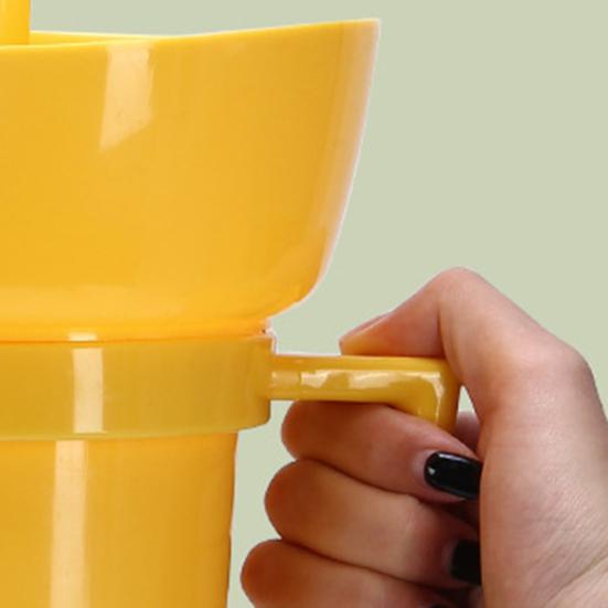 Стакан для закусок и напитков Многоразовый держатель для попкорна с трубочкой Герметичный стакан объемом 900 мл для кино, путешествий