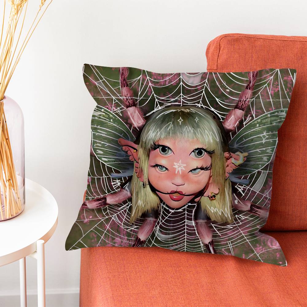 MMelanie Martinez HADES Pillow Case Plush Fabric Soft DoubleSided Printed Sofa Warm Winter Home Gift Cushion Cover