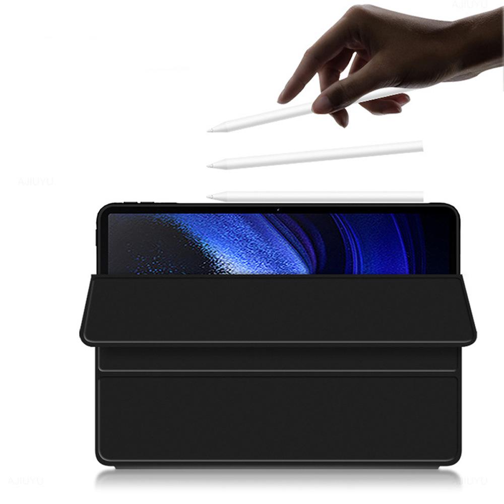 Для Xiaomi Pad 7 11.2 Чехол Тройной Складной Искусственная Кожа Мягкая Задняя Крышка Подставка Планшет Чехол-Книжка Для Xiaomi Pad 7 Mi Pad 7 Pro 11.2' Чехол Funda