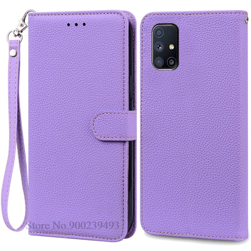 Для Samsung M51 чехол мягкий силиконовый кошелек кожаный флип-чехол для Samsung Galaxy M51 чехол M 51 подставка книжка чехол Fundas