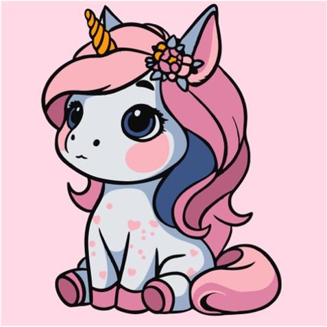 Qbee Zestaw Do Malowania Sztuka Princess Unicorn 5 Elementów