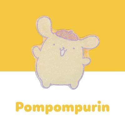 Заколка для волос Pompompurin с фиолетовыми волосами
