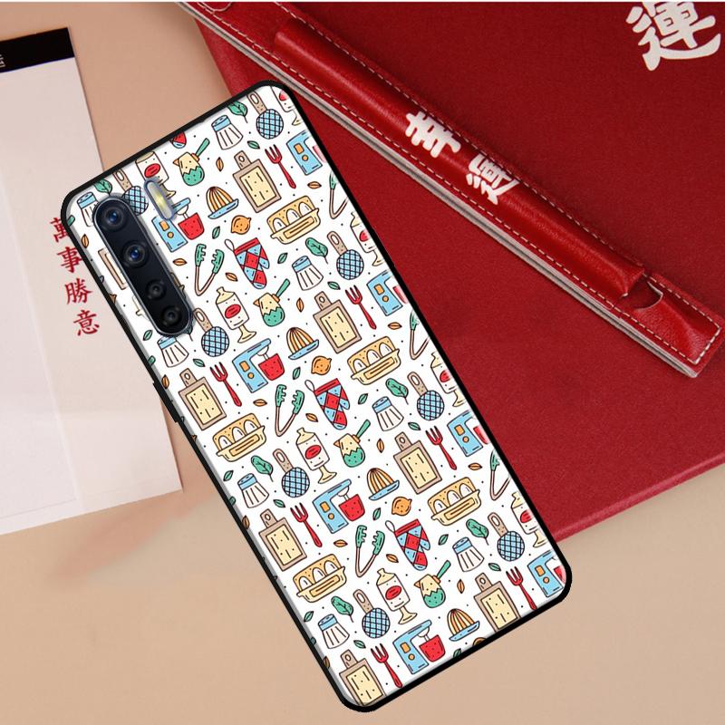 Кейс для кухонных ножей шеф-повара Для Oppo A94 A18 A74 A57 A17 A77 A38 A58 A78 A98 A54 A80 A60 A40 A96 A76 A16 A15 A5 Pro