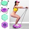 With Pull Rope Yoga Waist Twisting Disc Foot Massage Writhing Waist Plate  Exercise