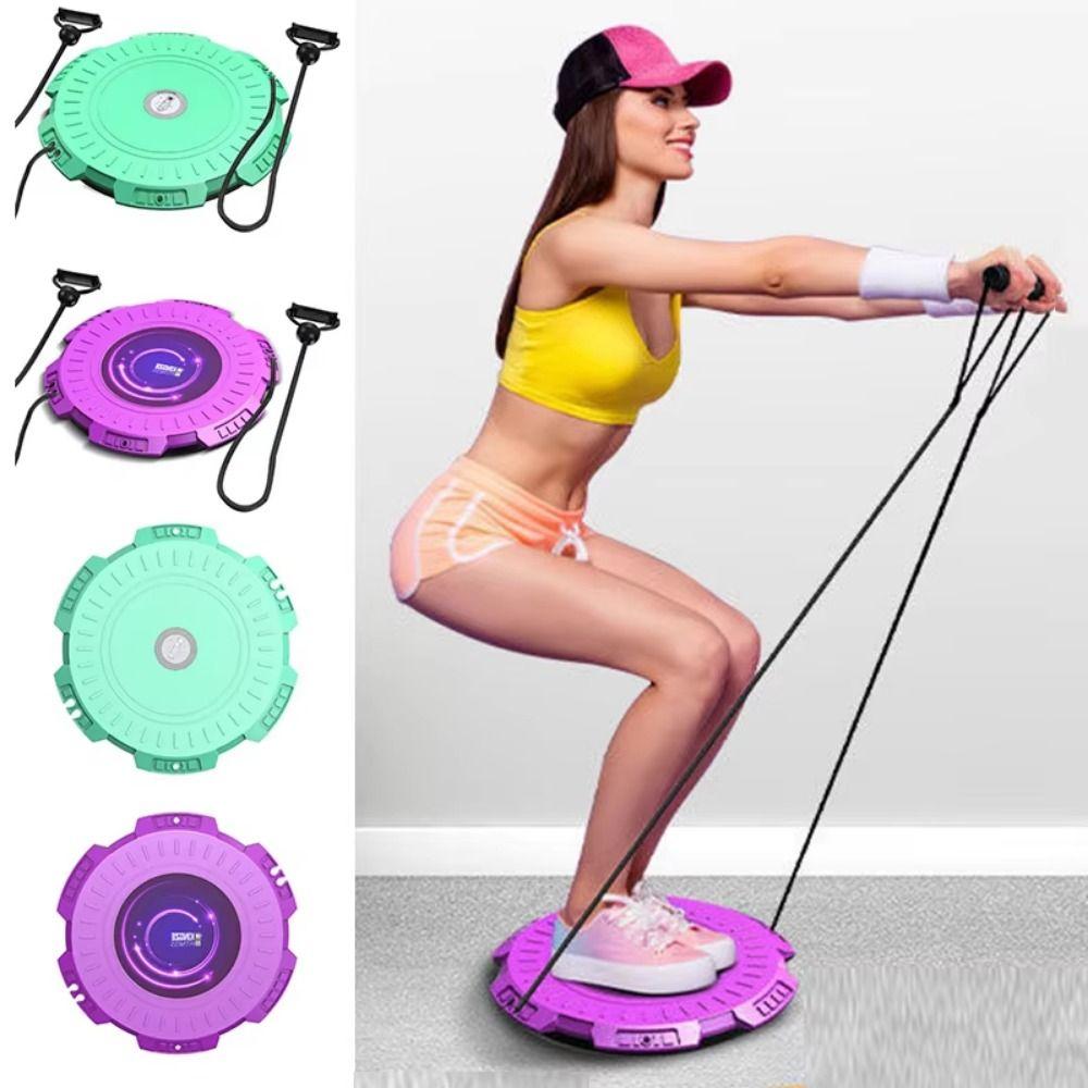 With Pull Rope Yoga Waist Twisting Disc Foot Massage Writhing Waist Plate Exercise