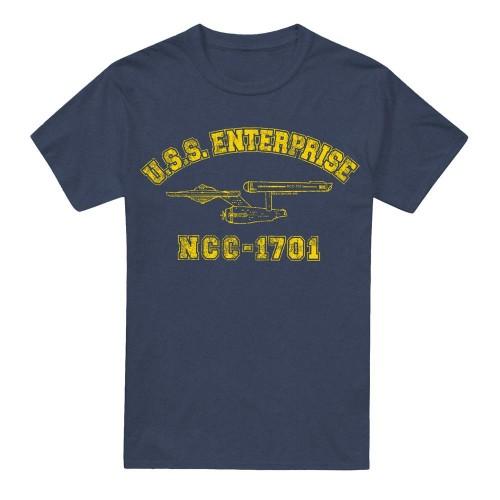 Star Trek Unisex Adult Enterprise Athletic T-Shirt