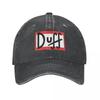 Бейсболки унисекс с логотипом Duff Beer, потертые джинсовые шапки, винтажные кепки для бега и гольфа, подарочные головные уборы