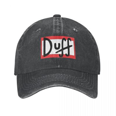 Бейсболки унисекс с логотипом Duff Beer, потертые джинсовые шапки, винтажные кепки для бега и гольфа, подарочные головные уборы