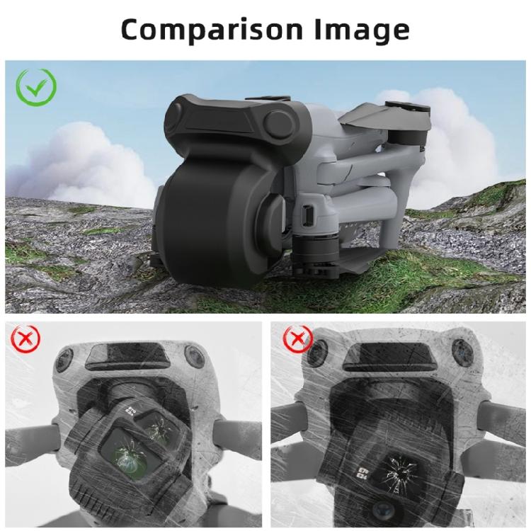 Gimbals Protectors for AIR 3S Drones Accessories Lens Cover Sun Hood Gimbals Lock Caps Sunshade Shell Guards Case