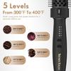 1.5 Inch, Heated Round Brush for Blowout Look, Negative Ion, 5 Temp Settings, Tourmaline Ceramic, Dual Voltage for