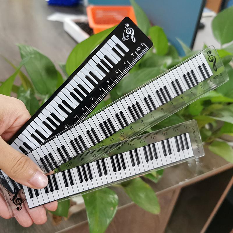 Xiaomi 1/3 шт. Креативная музыкальная линейка 15 см, Измерительный инструмент и закладка с дизайном пианино, для музыкантов, офиса, школы, канцелярские принадлежности