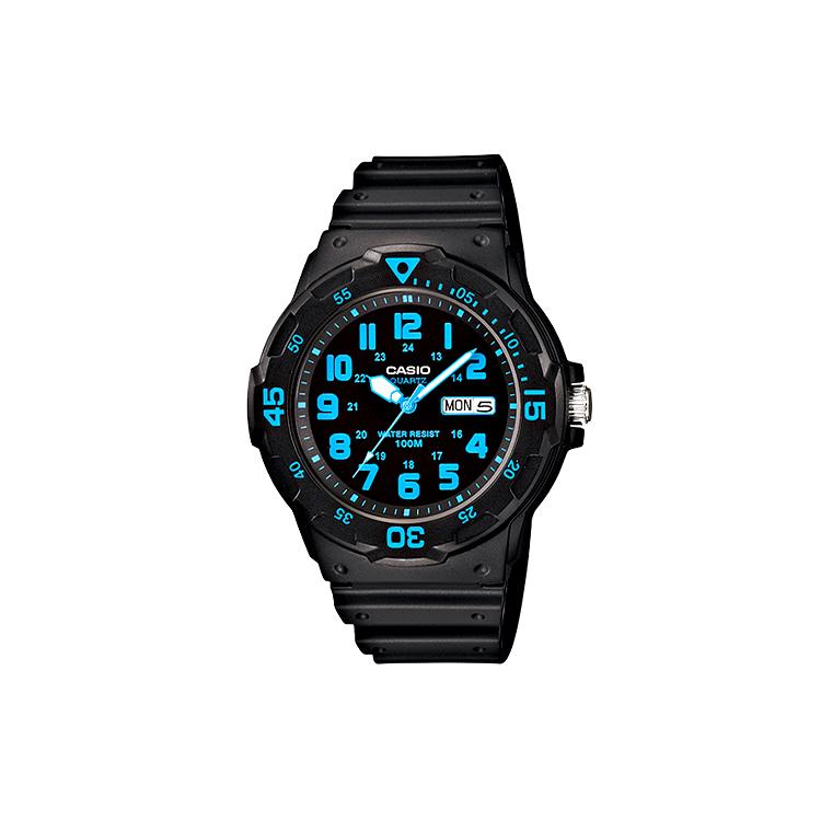 Casio Мужские ЧАСЫ для ПОДРОСТКОВ Черные MRW-200H-2B MRW-200H-2B