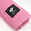 LEMONII Pink cotton blanket
