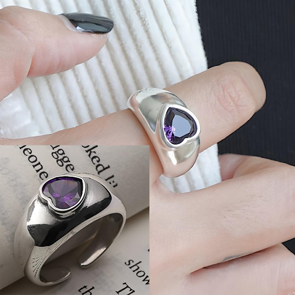925 Sterling Silve Green Crystal Geometry Ring Square Retro Sweet Jewelry Birthday Gift Dropshipping