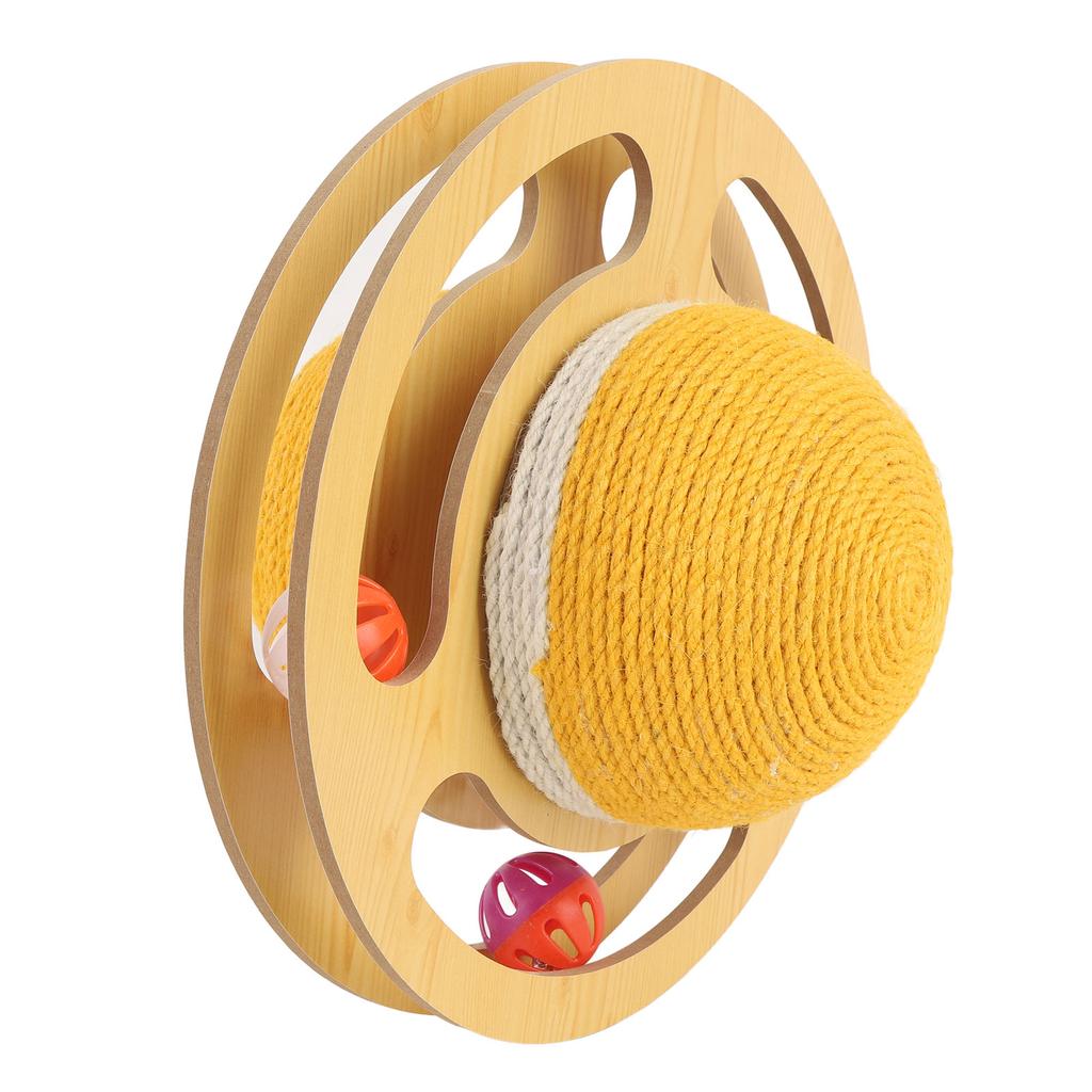 Cat Scratching Ball Toy Sisal Protect Furniture Stylish Look Cat Scratcher Ball for Indoor Home