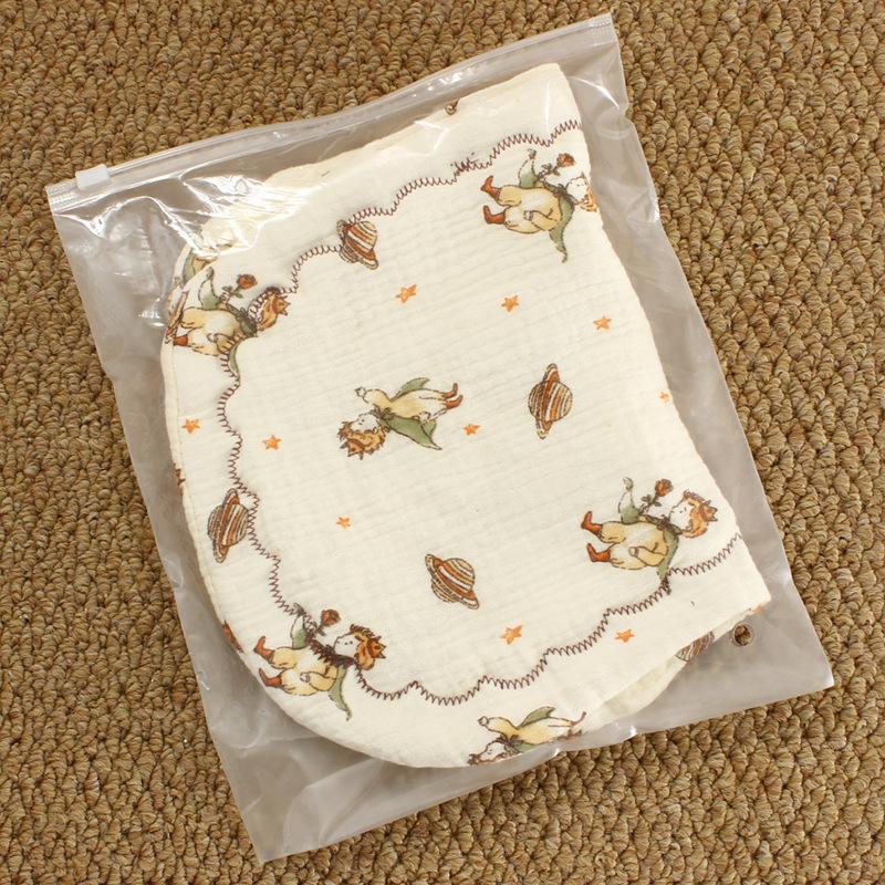 Подушка в стиле INS для новорожденного ребенка из марли в форме облака, U-образная подушка с хлопковым наполнителем, наволочка для детской подушки, коврик против срыгивания, плоская подушка